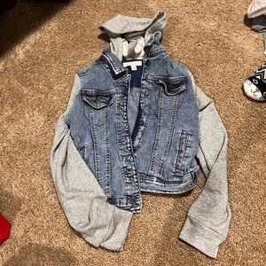 Tucker and Tate Jean jacket with hoodie